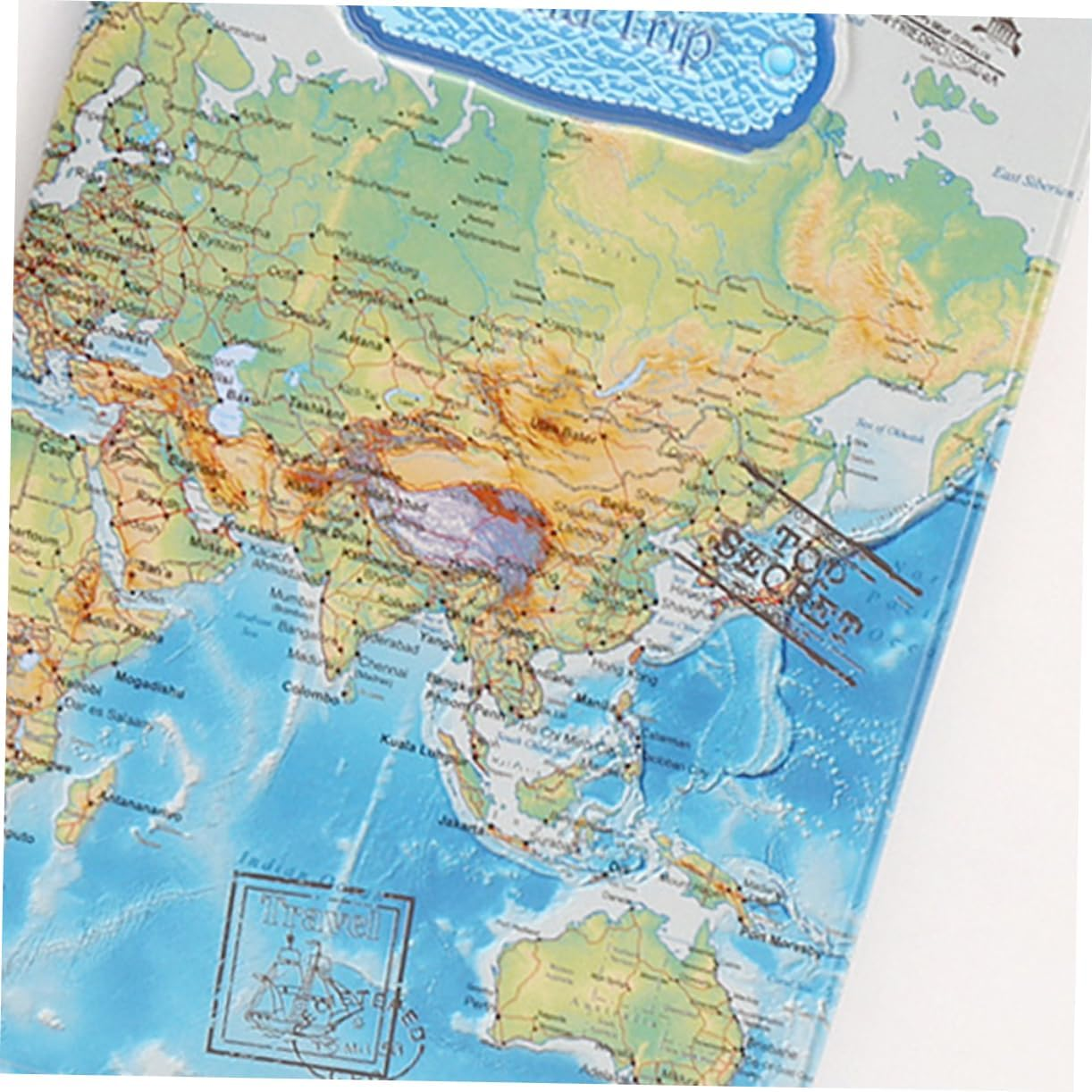 3Pcs Passport Holder Leather Pocket Protector Passport Case Bus Pass Wallet Passport Book Holder Protective Sleeves Id Card Holder Travel Document Case Protective Skin Documents image number 2