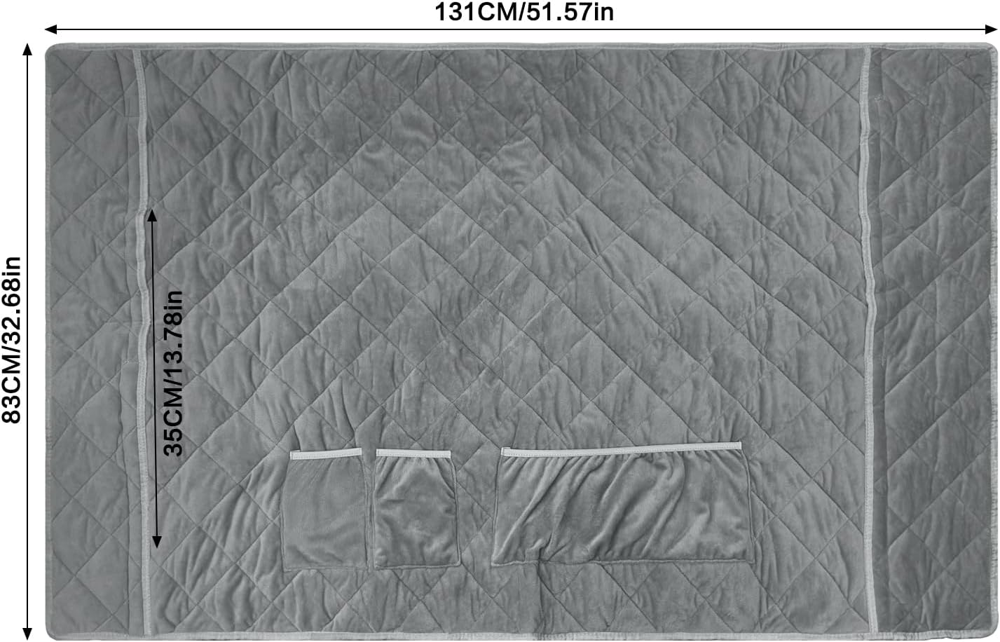 Universal Waterproof Heavy Duty Golf Cart Seat Cover - Gray, Cotton, for Club Car DS Precedent EZGO TXT RXV, 2-Person Seats with Armrests image number 5