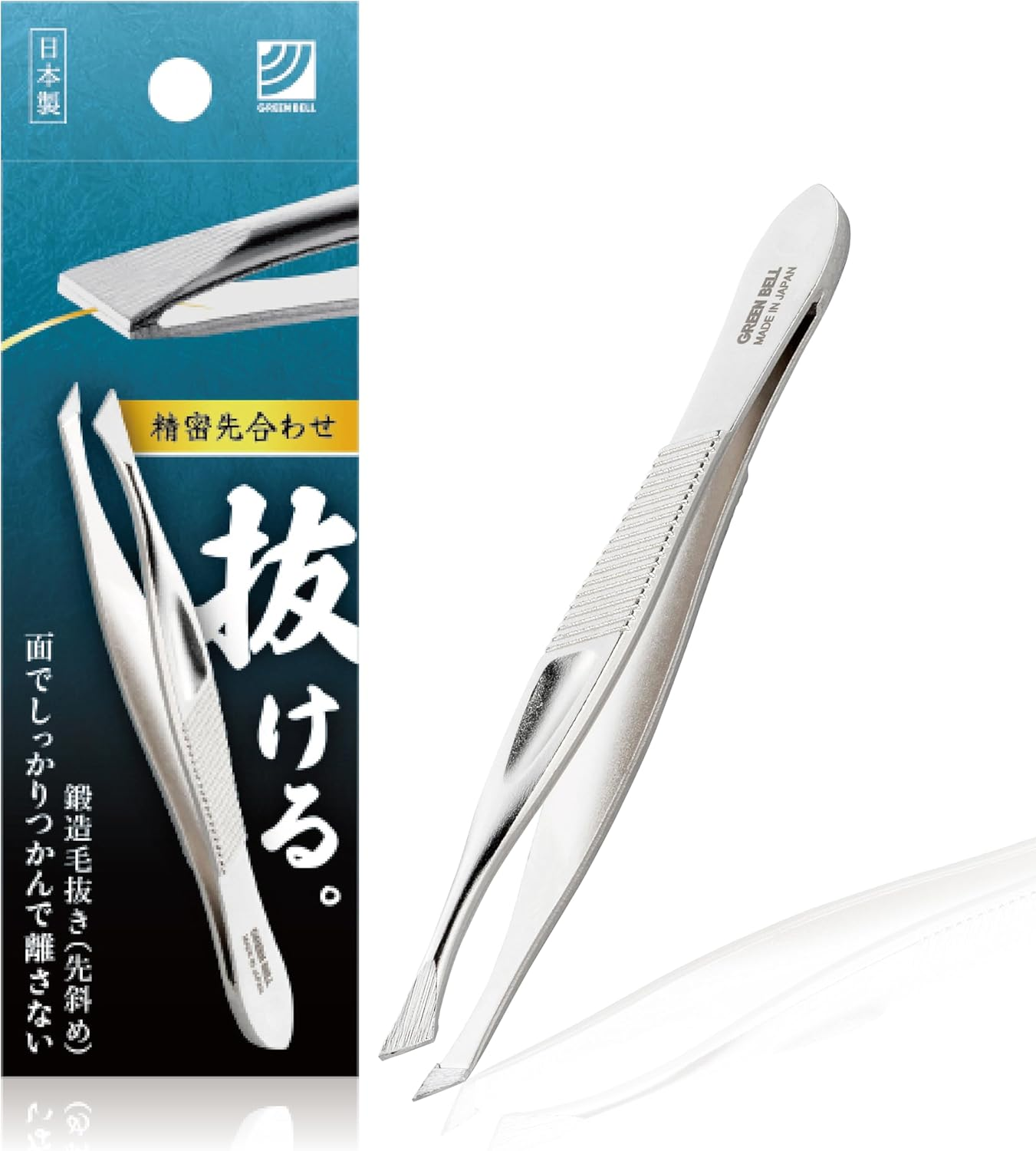 Greenbell G-2250 Forged Tweezer, Angled Tip image number 2