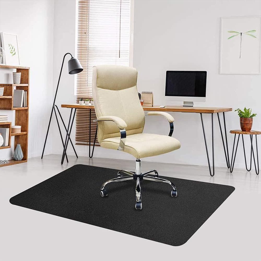 Desk Chair Mat,Computer Gaming Chair Place,Non Slip Floor Doily,Floor Protector Pad,Rectangular Chair Mat,Thick Large Floor Cover,Office Chair Hearthrug,For Office,Home