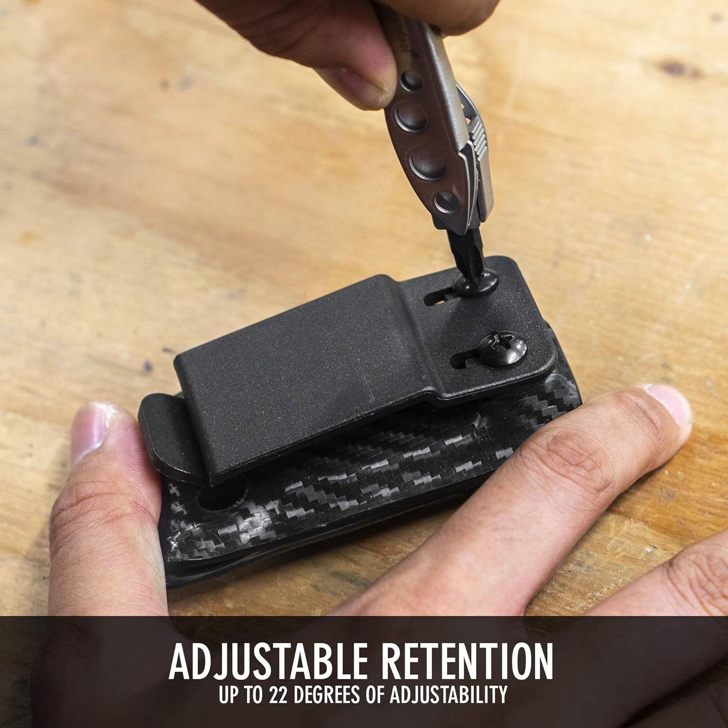 Clip & Carry Kydex Multitool Sheath for LEATHERMAN Wave & Wave + plus - Made in USA - Multi Tool Sheath Holder Cover Belt Pocket Holster - Multi-Tool Not Included image number 4