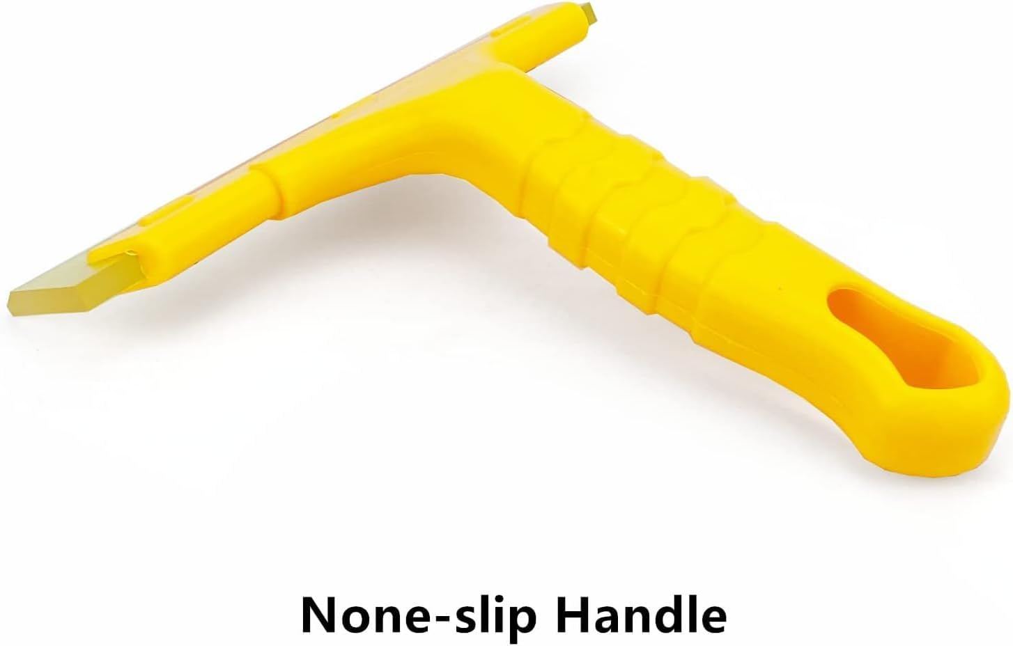 Small Glass Squeegee, Ice Scraper for Car Windshield, Window Wiper with Hard Rubber Blade & None-Slip 6.1Inch Handle, for Windshield/Bathroom Shower Door/Mirrors/Countertop/Window image number 1