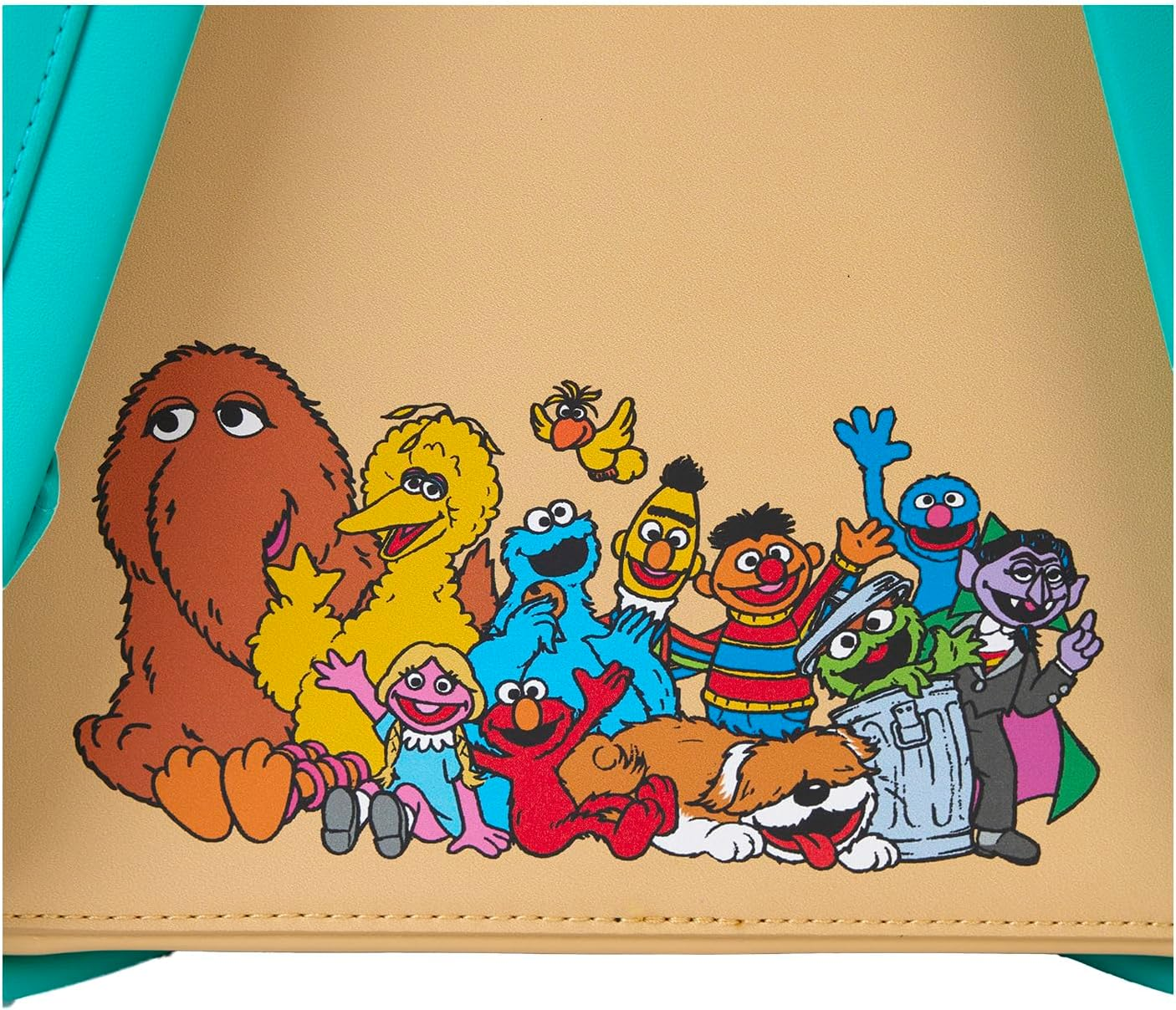 Loungefly Sesame Street Corner Mini Backpack | Big Bird, Oscar, Grover, Ernie, Bert, and Friends, Fashion Accessories image number 5