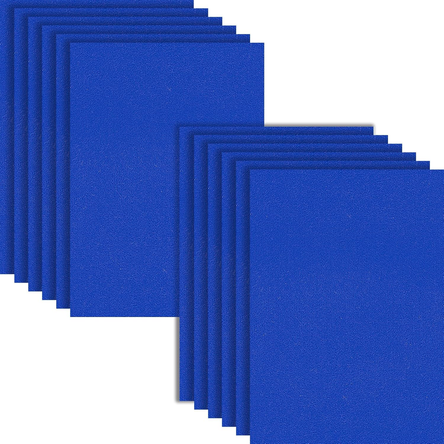 HXJDAM 2 Mm Stiff Felt for Crafts, 20 X 30 Cm Felt Fabric Craft Felt, Pack of 12 Felt Panels, Non-Woven Fabric Felt, Polyester Felt, Felt Sheets Felt Sheets for DIY Crafts and Sewing (Grey)