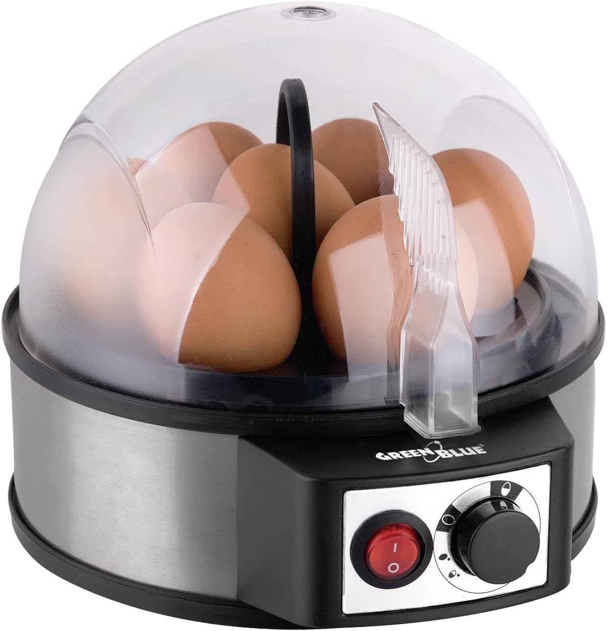 Greenblue Automatic Egg Cooker, Power 400W, up to 7 Eggs, Measuring Cup, 220-240V~, 50 Hz, GB573 image number 2