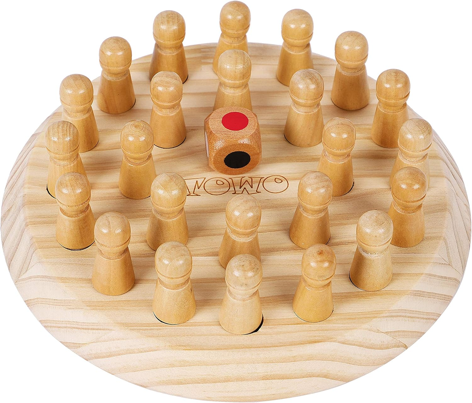 TOWO Wooden Memory Games for Children - Family Board Games for Kids and Adults -Wooden Educational Toys for 3 Years Old
