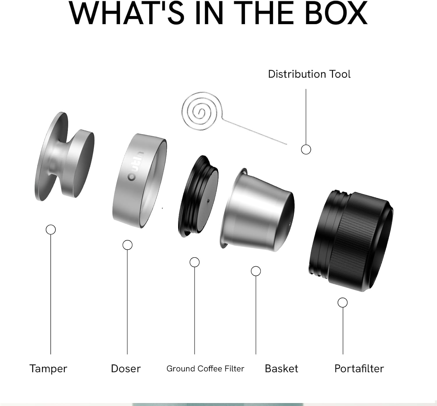 Outin Nano Espresso Accessories Kit, Basket Plus, Double Shot image number 6