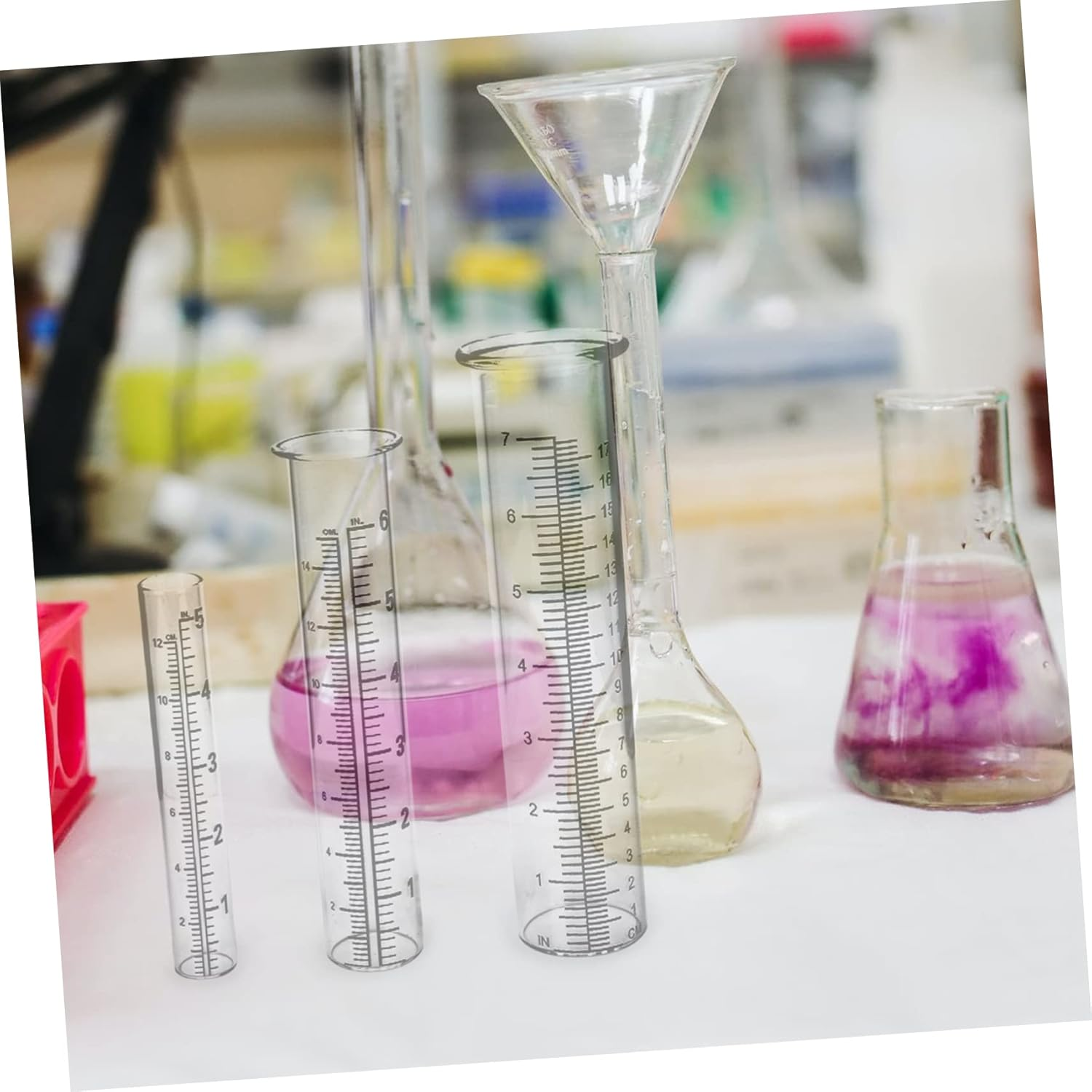 3Pcs Rain Gauge Test Tube Glass Rain Measuring Container for Outdoor Use Precise Outdoor image number 4