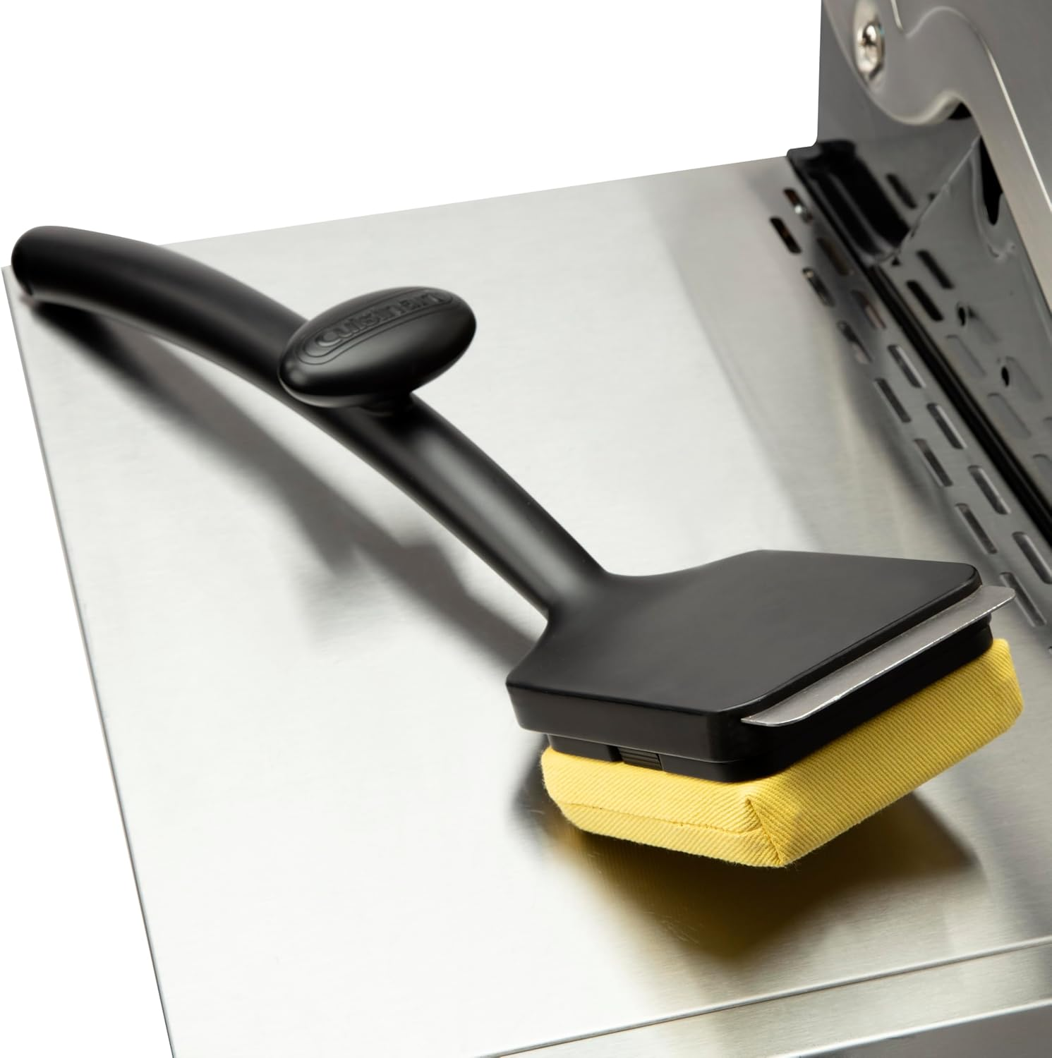 Cuisinart CCB-1000 Grill Renew Steam Cleaner Brush, Safe and Effective Barbecue Cleaning Brush, Replaceable Head, Aramid Fiber Fabric image number 5