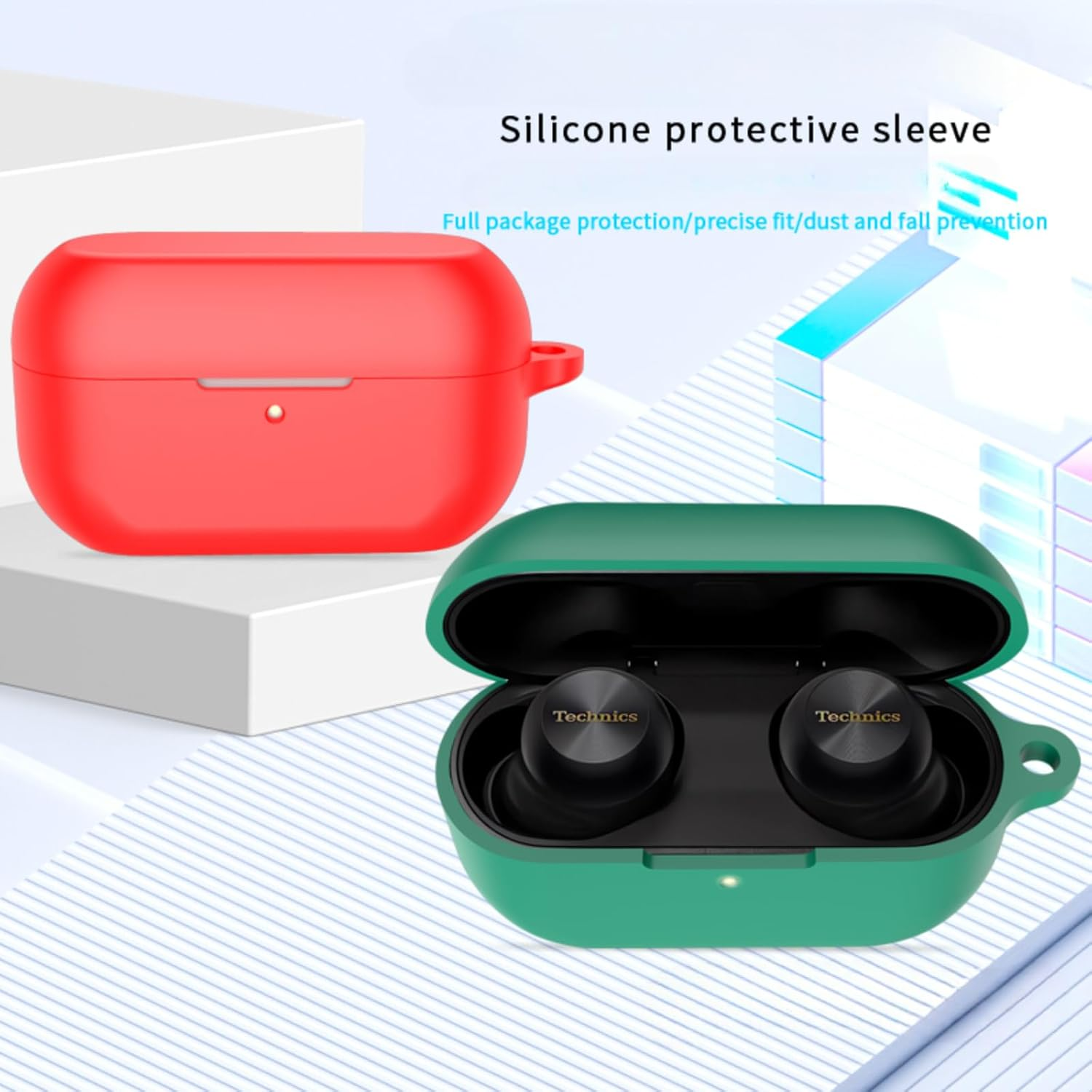 Headphone Cover for Technics EAH-AZ100 Silicone Case Drop-Proof and Dust-Proof Headphone Case image number 1