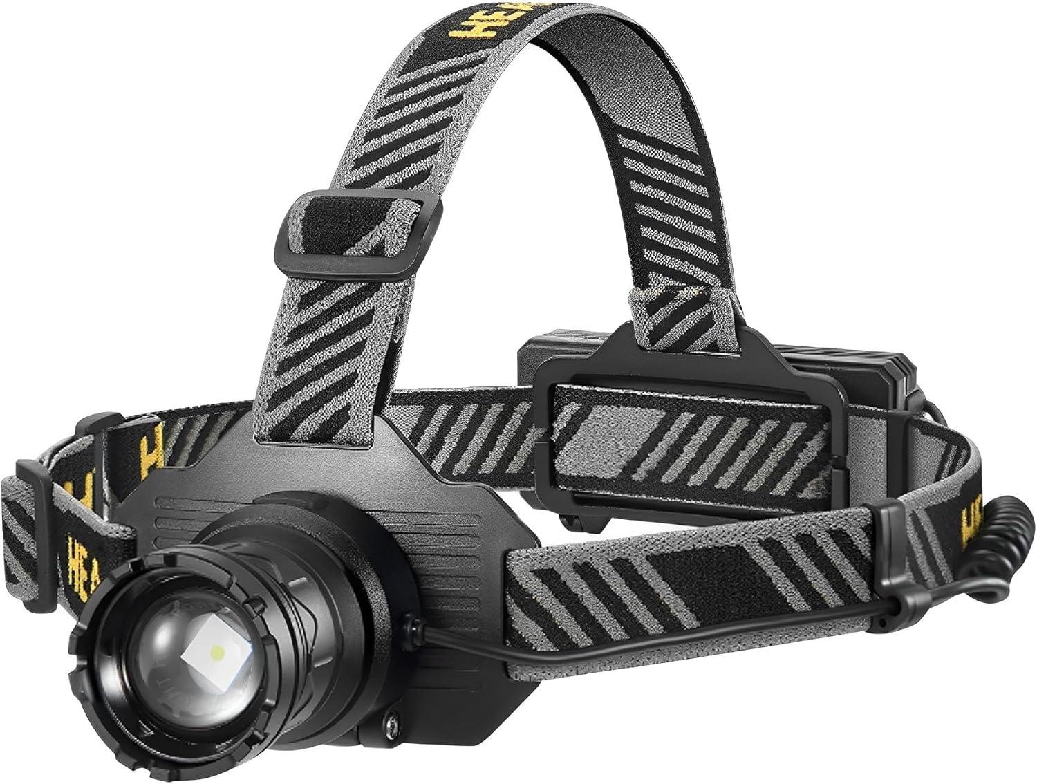 Ultra-Brightness Rechargeable Headlamp,1000 Lumens,12 Modes,Motion Sensor,Red Warning Lights,Zoom,60Hour Battery Life,Ip67,90&deg;Angle Adjustable for Outdoor Indoor Camping Running Hunting Car Repair image number 5