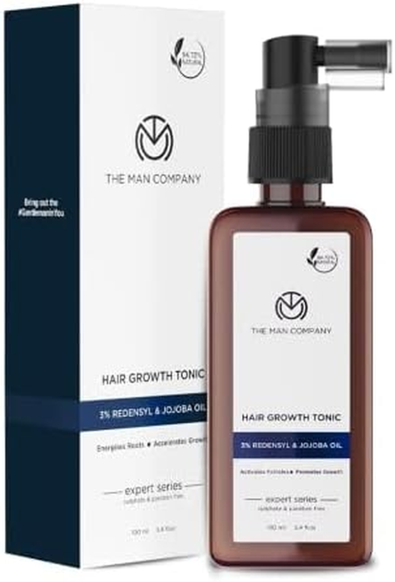 The Man Company Hair Growth Tonic 100 Ml | 3% Redensyl & Jojoba Oil | 99.75% Natural image number 2