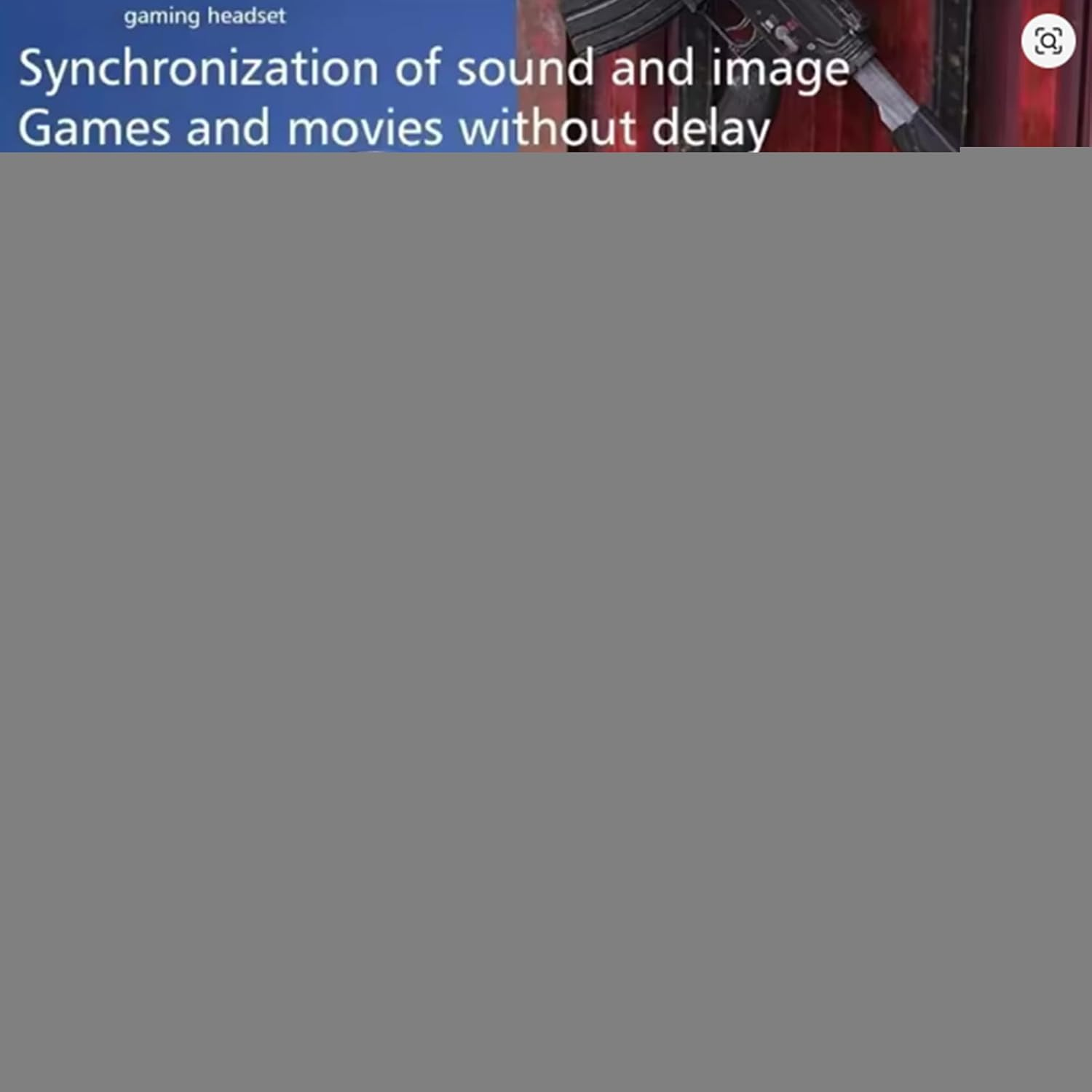 In Ear Headphones - Game Earbuds,Low Latency Earpiece with Light Mode Battery Display for Running Charging Women Work Sports Game Gym Phone image number 3