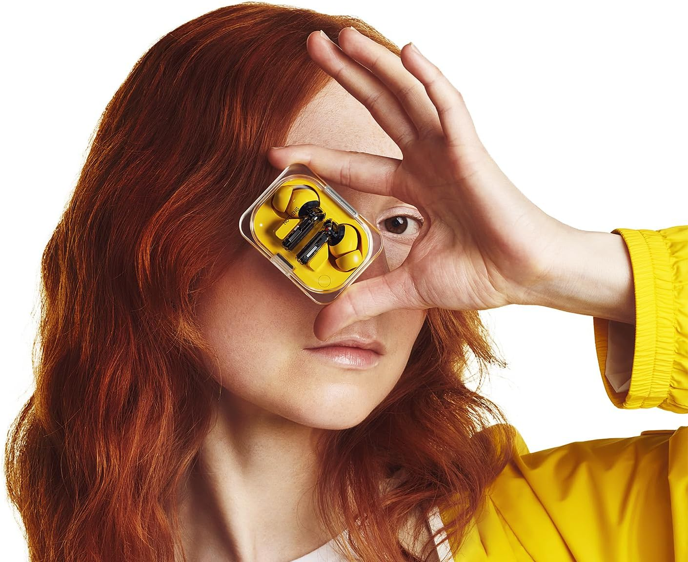 Nothing Ear (A) Earbuds Yellow, with Chatgpt Integration, 45 Db ANC, Bass Enhance Algorithm, up to 42.5 Hours Listening Time