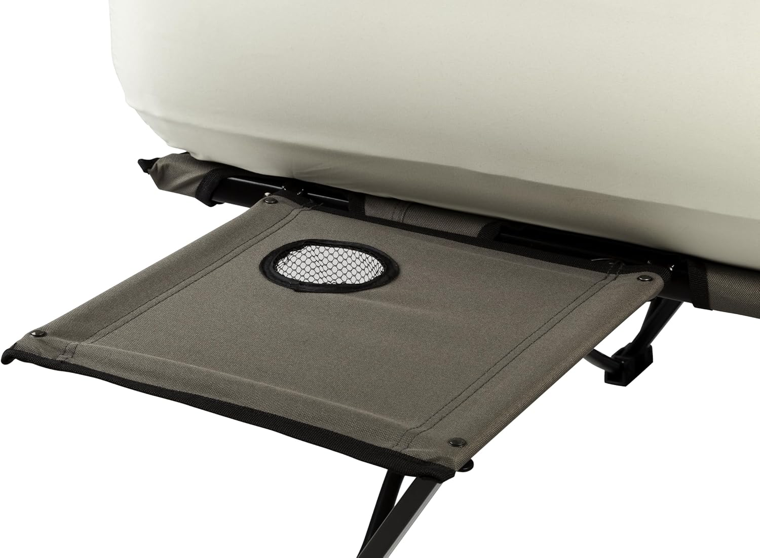 Coleman Camping Cot Air Mattress & Pump Combo Folding Camp Cot & Air Bed with Side Table & Battery-Operated Pump Great for Comfortable Outdoor Sleeping & Camping - Queen image number 7