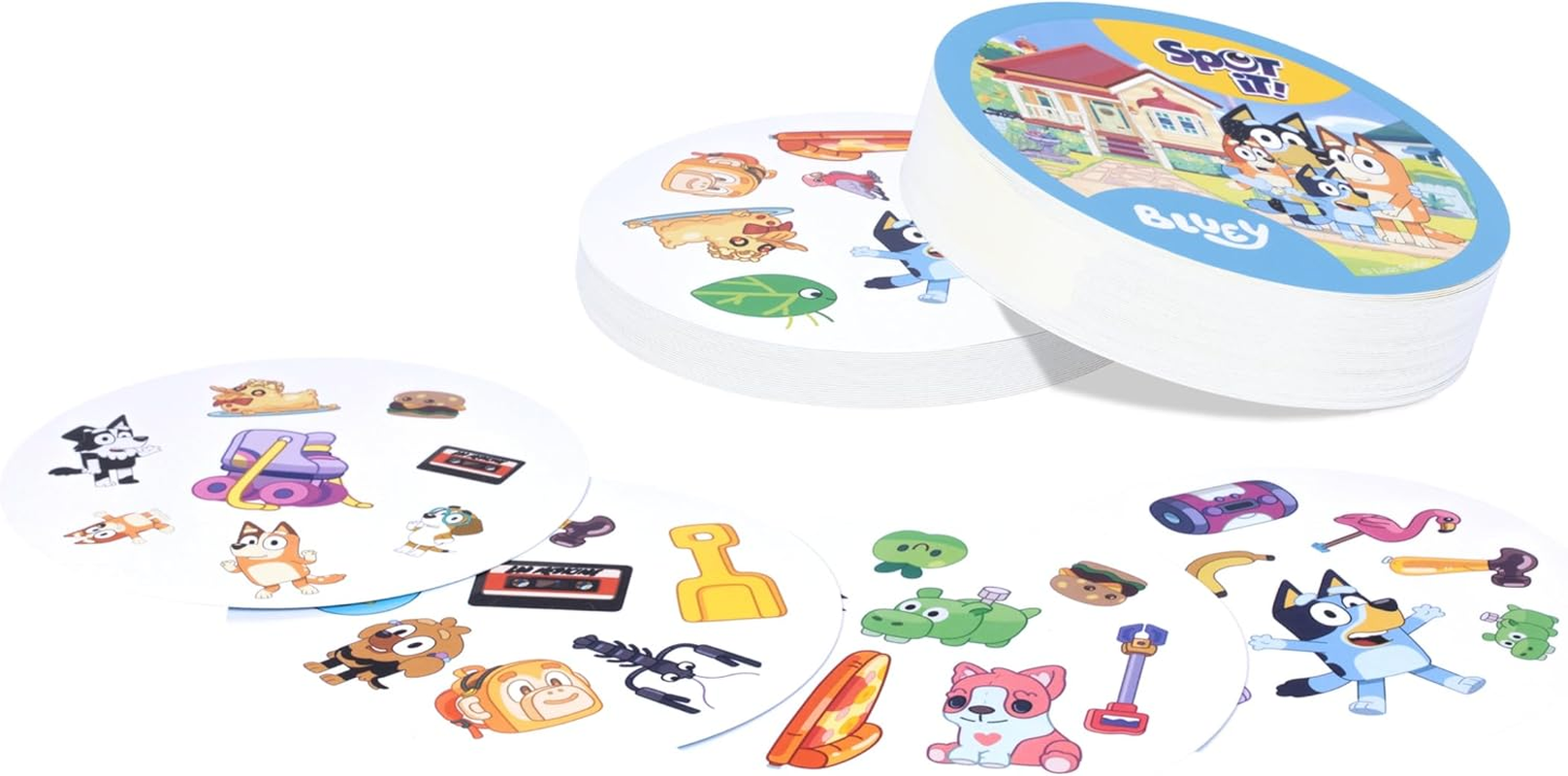 Spot It! Bluey, Simple, Fun, Fast: the Ultimate Game of Observation and Speed for Everyone image number 6