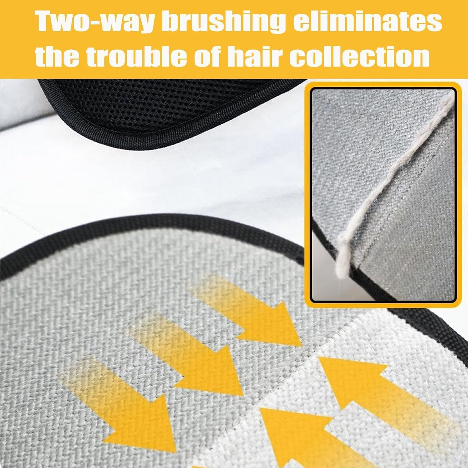 QFFAFAR Pet Hair Remover, Pet Grooming Gloves, Cat Hair Glove, Electrostatic Removal Gloves for Pet Hair, Pet Hair Remover Gloves for Dog Cat, Reusable, for Carpet Clothing Furniture image number 1