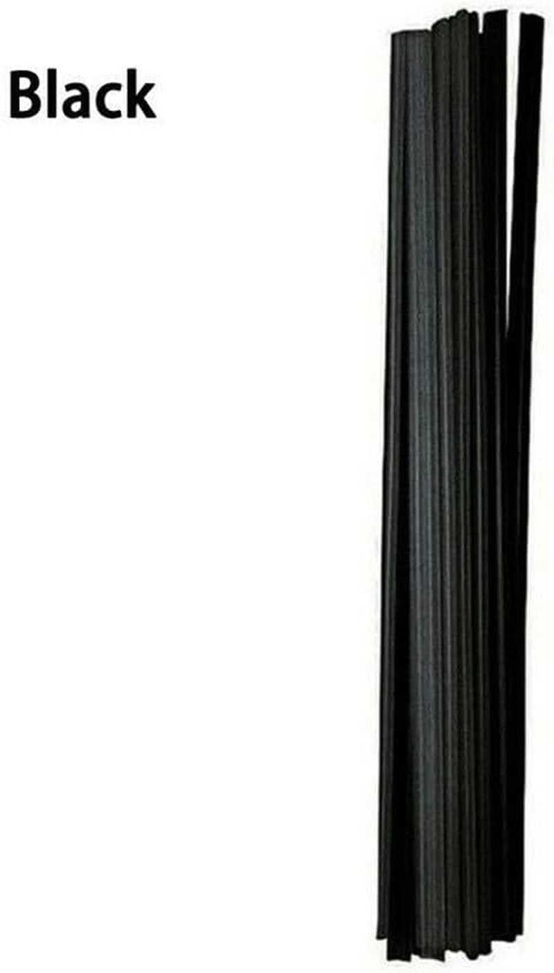 Value Pack of 10 Blackwhite ABS Plastic Welding Rods for Shell Refurbishment (Black)