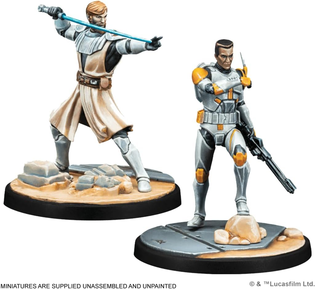 Asmodee North America Star Wars Shatterpoint Hello There General Obi-Wan Kenobi Squad Pack Miniatures Game image number 2