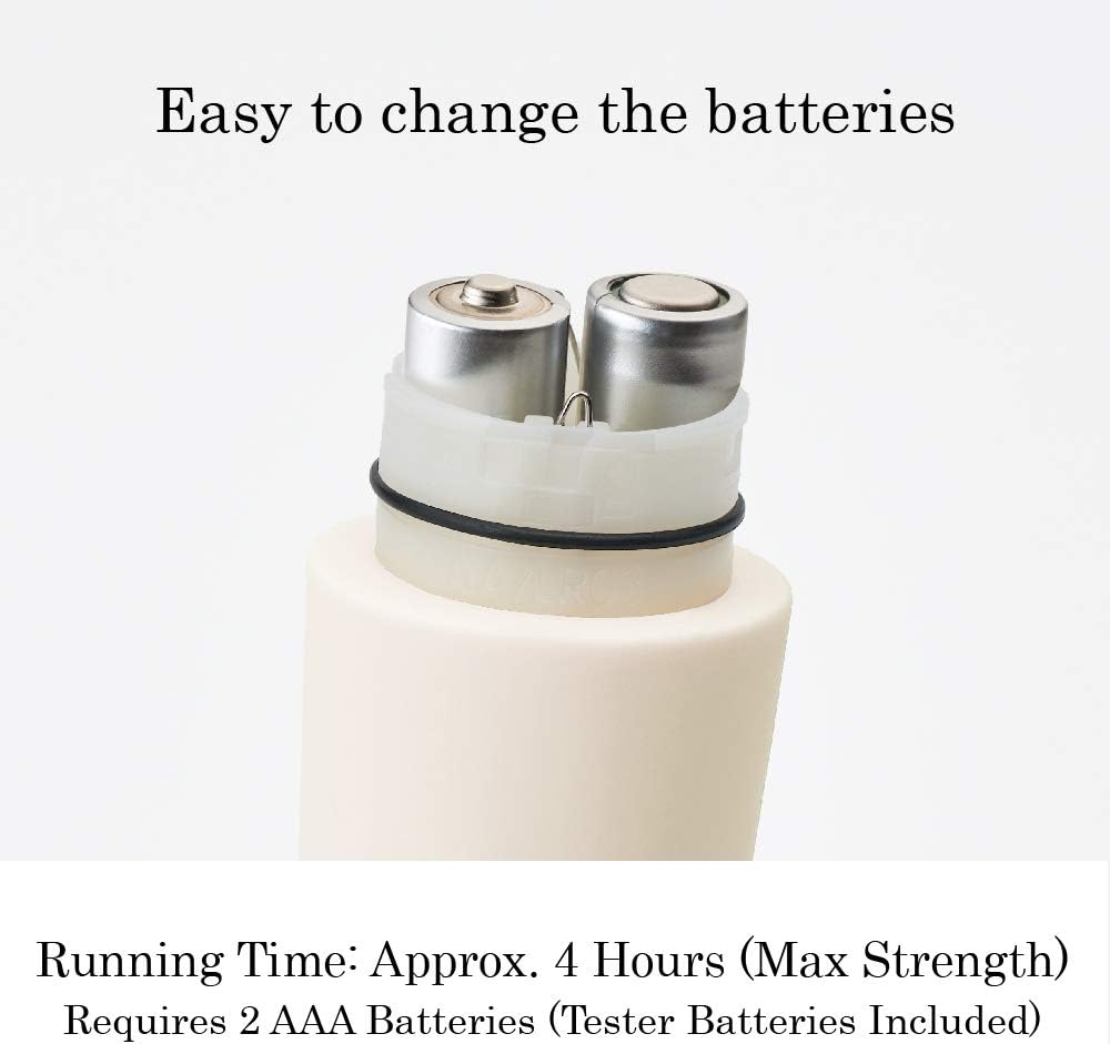 Iroha Rin Akane Burgundy Women Soft Touch Silicone Vibrator Adjustable Strengths Battery Operated Stick Shaped