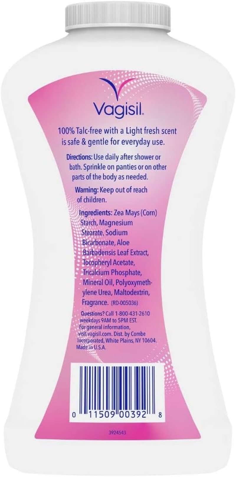 Vagisil Deodorant Powder 8 Oz image number 1