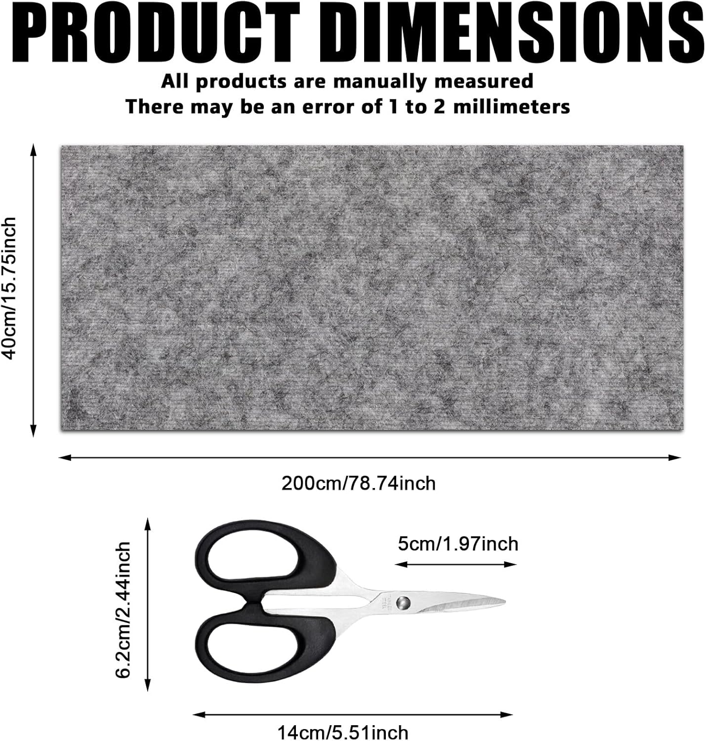 Self-Adhesive Cat Scratching Mat, 40 Cm X 2 M, Scratch Protection, Sofa Cat with Scissors, Scratching Mat, Scratching Board, Wall, Scratching Board, Cats, for Protects Carpets, Sofa, Furniture image number 6