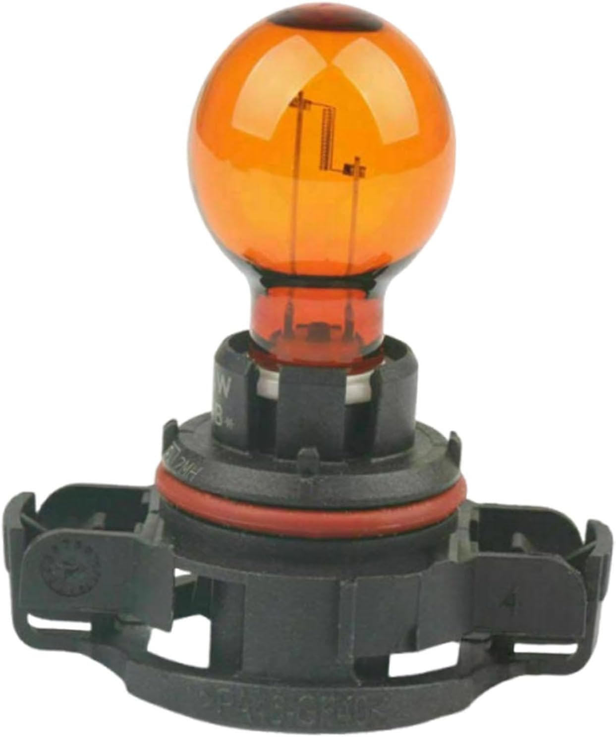 Motivetech Psy24W Front Turn Signal Light Bulb, Auto Component, Automotive Accessories Yellow Fog Light Bulb DC12V 24W for GTI C5 image number 2