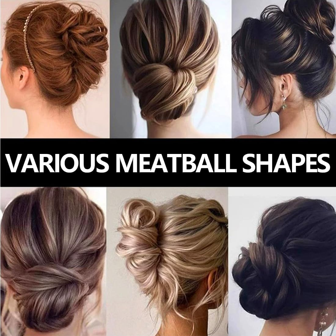 BEPSYOM Pack of 20 Spiral Hair Clips Hair Accessories for Hair Styling Suitable for Various Hairstyles Black and Brown image number 4