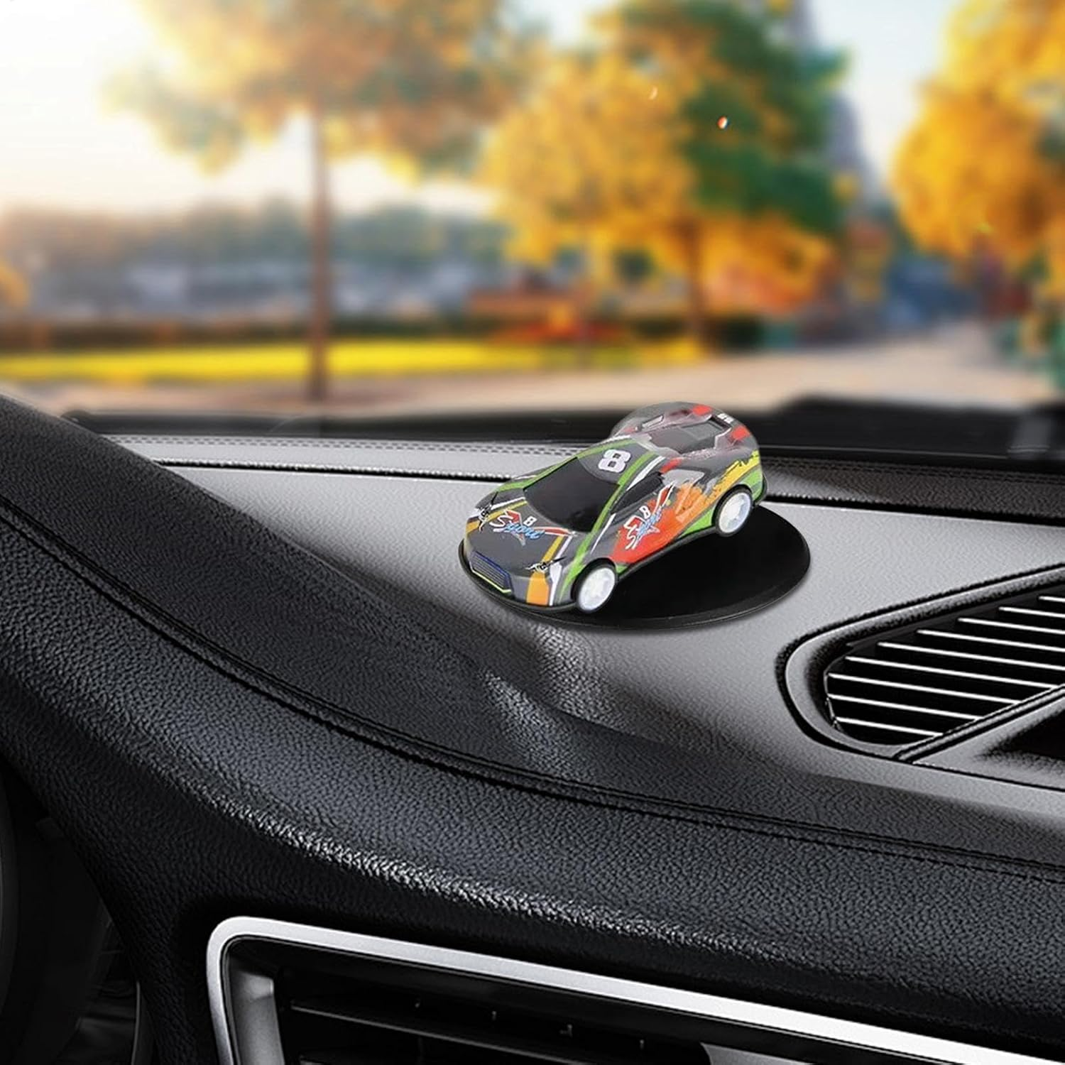 1 Piece Car Model Drifting Spin Ornament, Alloy Car Dashboard Decoration, Dynamic Drift Spin, Car Display, Unique Car Decoration, Improved Driving Enjoyment, Model Ornament Gift(Random Color) image number 5