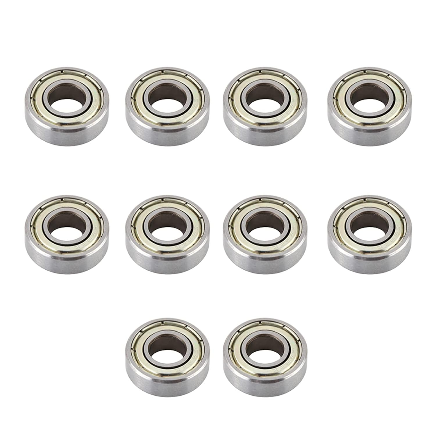 Bearing Steel High Efficiency Low Noise Miniature 698ZZ Ball Bearings for Industrial Machines, Cars [8X19X6Mm]
