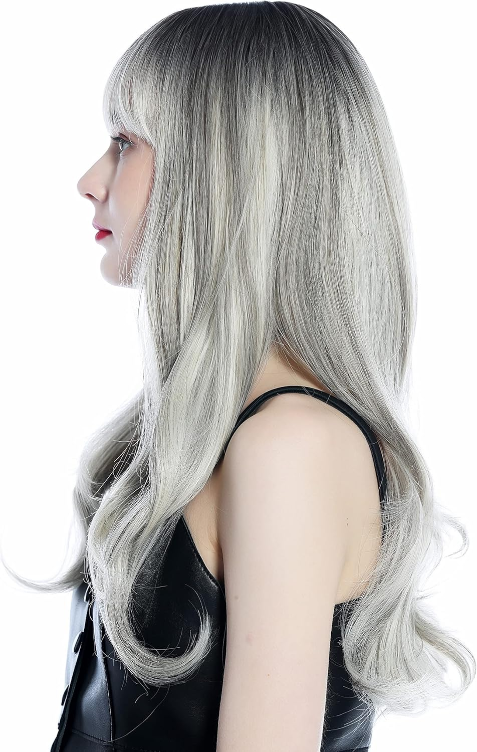 WIG ME up - LC271N-3-8/60A/80/88 Women'S Wig Long Straight Ombre Balayage Highlighted Brown Light Blonde image number 5