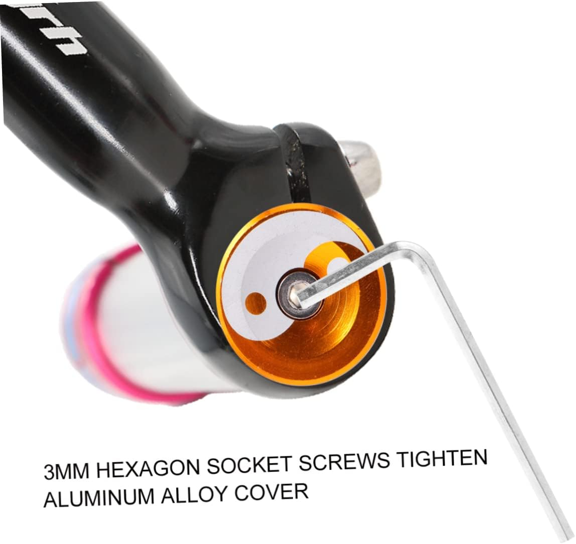 HEALEEP Bike Handlebar Cap Bike Handlebar End Plug Aluminum Alloy Sturdy Lightweight Wrench for Easy Installation Cycling Accessories image number 2