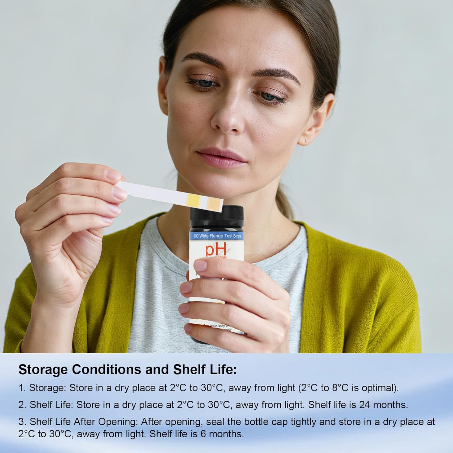 200 Pcs PH Test Strips, Urine and Saliva Test Strips, Measure Alkaline and Acid Levels in the Body, Monitor PH Balance with Accurate Results for Health Tracking and UTI Detection image number 4