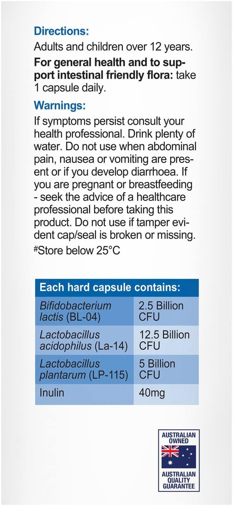 Naturopathica Gastrohealth Dairy Free Probiotic Supplement 30 Capsules image number 1