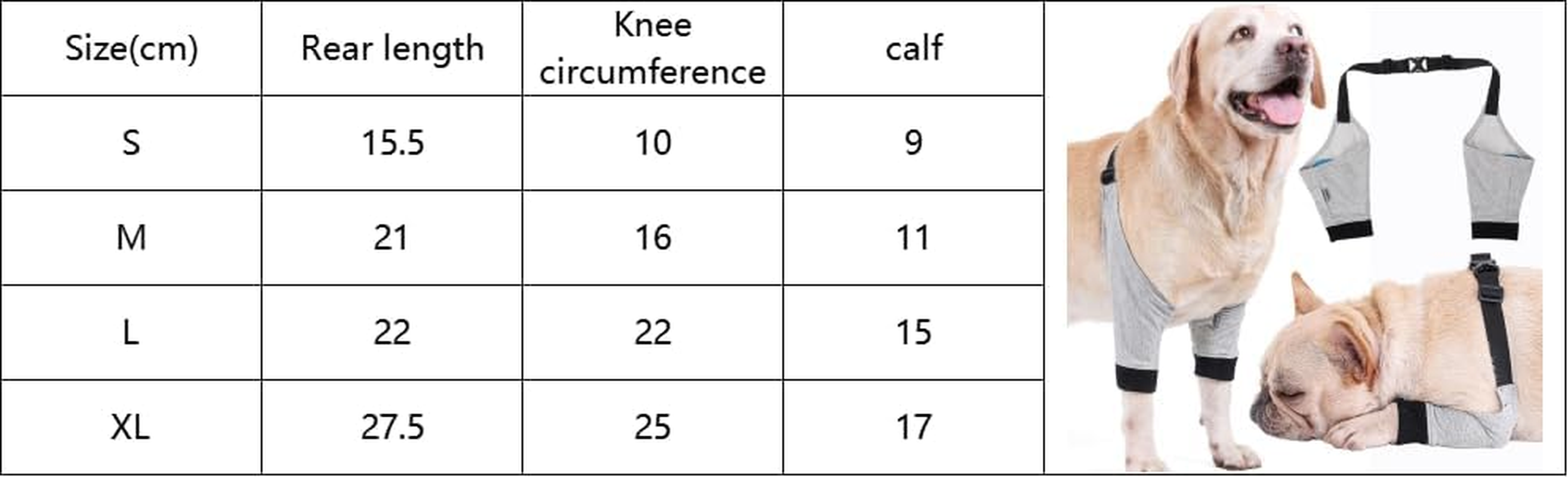 Generic Dog Elbow Protector, Small, Grey, 1 Pack - Elbow Sleeve for Dogs, Prevents Licking Wounds, Ideal for Recovery & Prevention image number 5