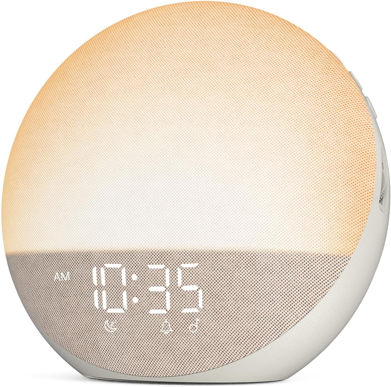 Sunrise Alarm Clock White Noise Machine: Natural Wake up Light - Dimmable Clock with Bluetooth Speaker for Bedroom - 25 Sleep Sounds for Baby Adults Kids Putty image number 2