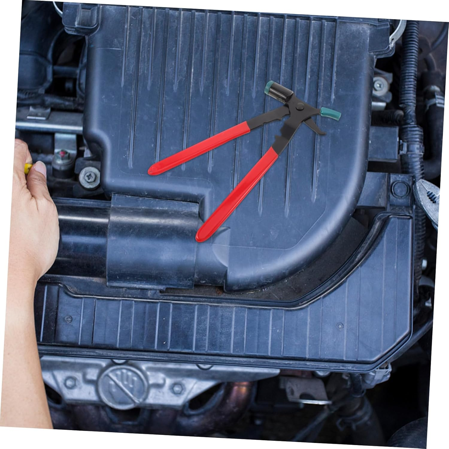 HIAKDOFT Portable Tire Balancer Tool with Durable Steel Wheel Weight Hammer and Precision Balancing Pliers for Car Tire Repair Efficient Automotive Wheel Weight Balancer for Home Garage And image number 2