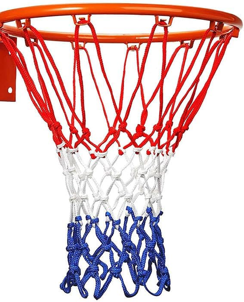 CENZICOM Basketball Net, Upgrade Thick Professional Basketball Nets Replacement Heavy Duty Outdoor Professional Basketball Hoop Net for All Weather-12 Loops image number 2
