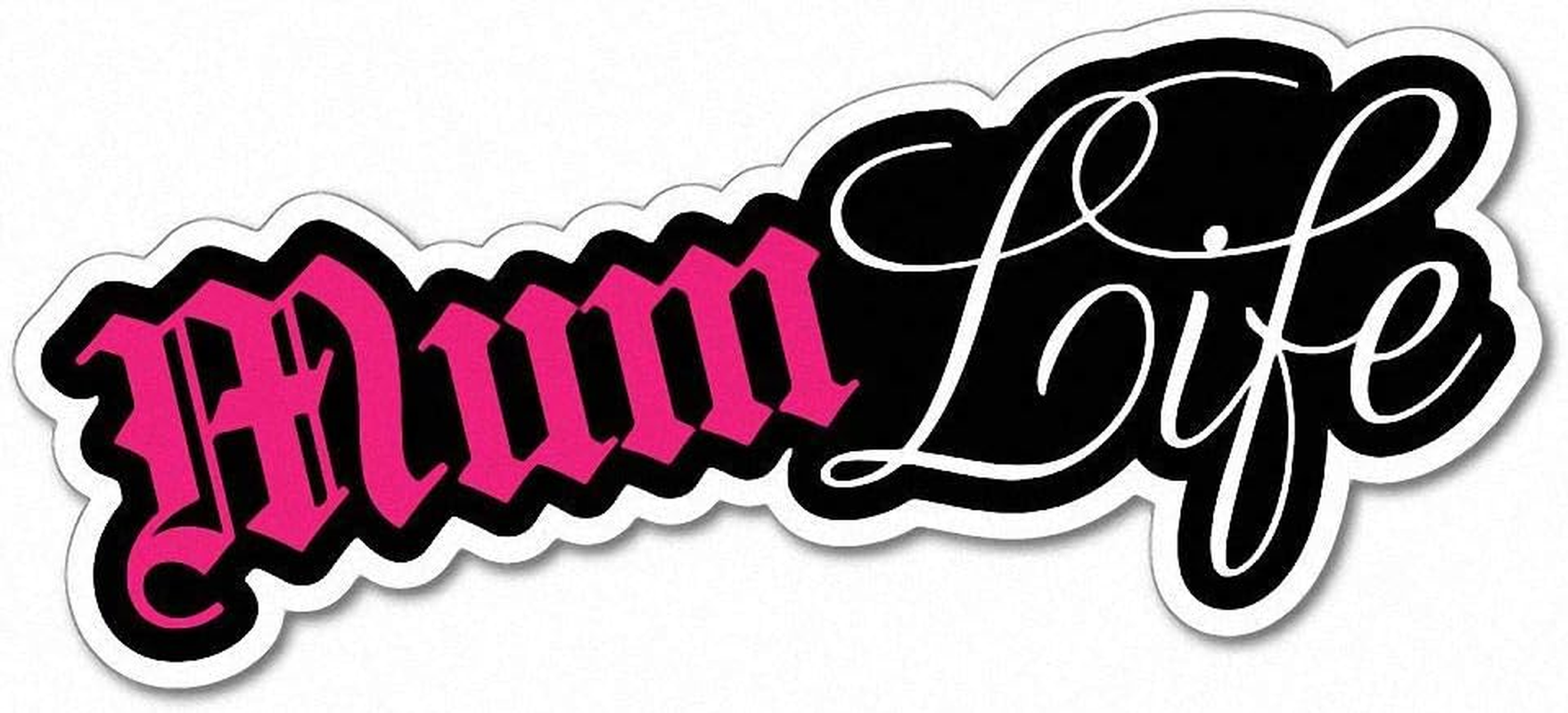Mum Life Girl Sticker