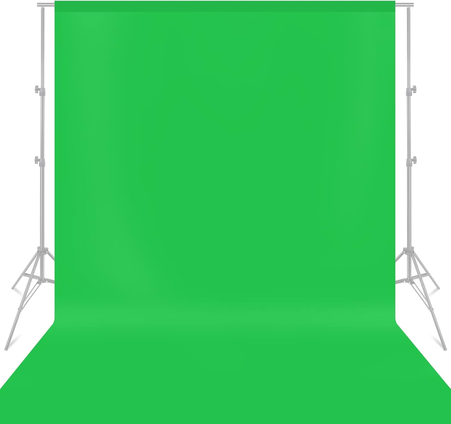 MSKIRA White Backgrounds for Photography 3X3.6M/10X12Ft Screen Backdrop Background Photo Backdrop for Meeting Youtube Video Streaming Gaming