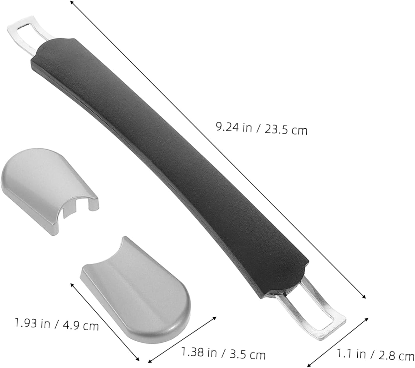 HEALEEP Luggage Handle Replacement Set Suitcase Handle Grip for Suitcases and Case Repair Sturdy Travel Gear Replacement Part image number 2