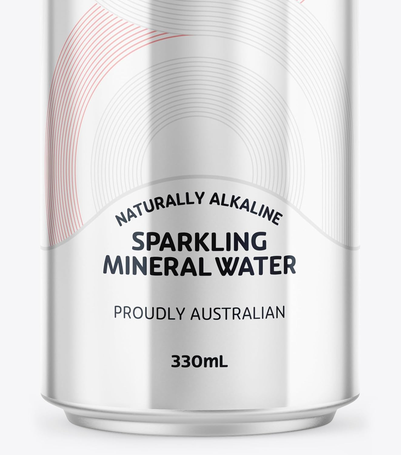Rippl Circular Design Canned Sparkling Mineral Water, 330 Ml, 24 Pack