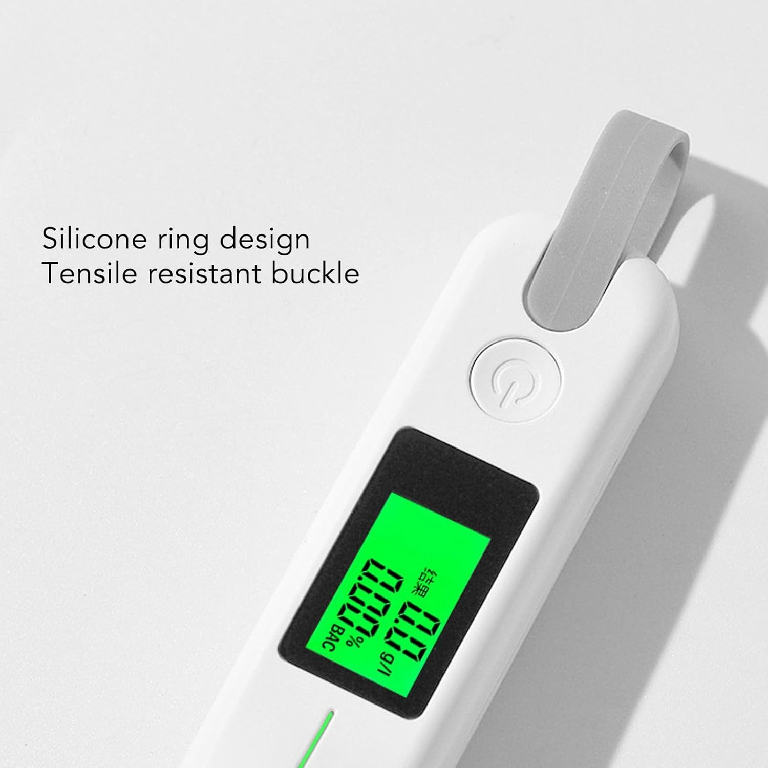 Breathalyzer, Portable Breath Alcohol Tester with Quick Response, Wireless Drunk Analyzer Alcohol Detector for Home (Black) (White) image number 5