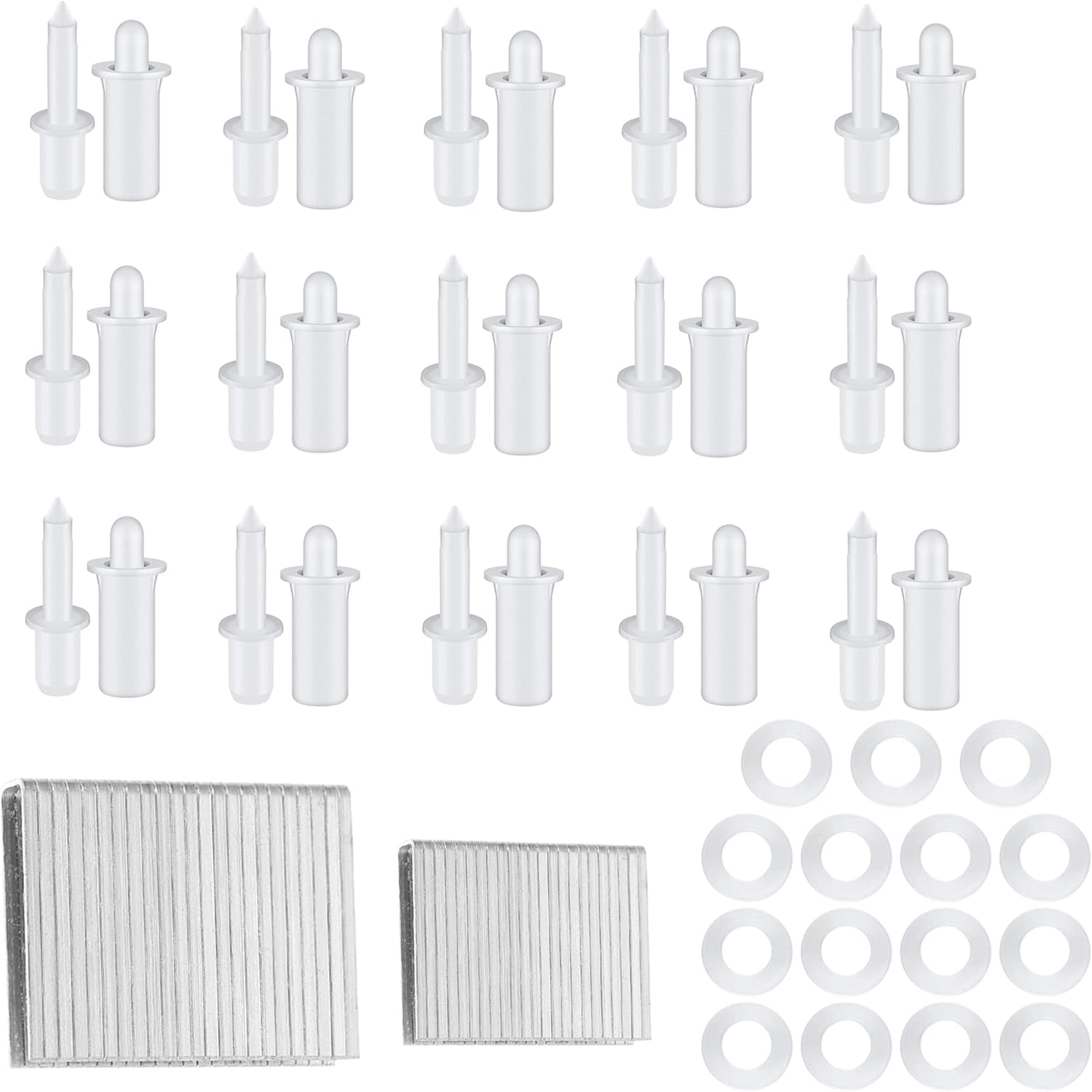 1 Set Shutter Repair Kit,Shutter Fasteners,Wooden Blinds Blade Curtain Repair Pieces,Plantation Shutter Repair Set,Portable Telescopic Repair Pin,Window Tool Supplies,Folding Blind Accessories image number 2