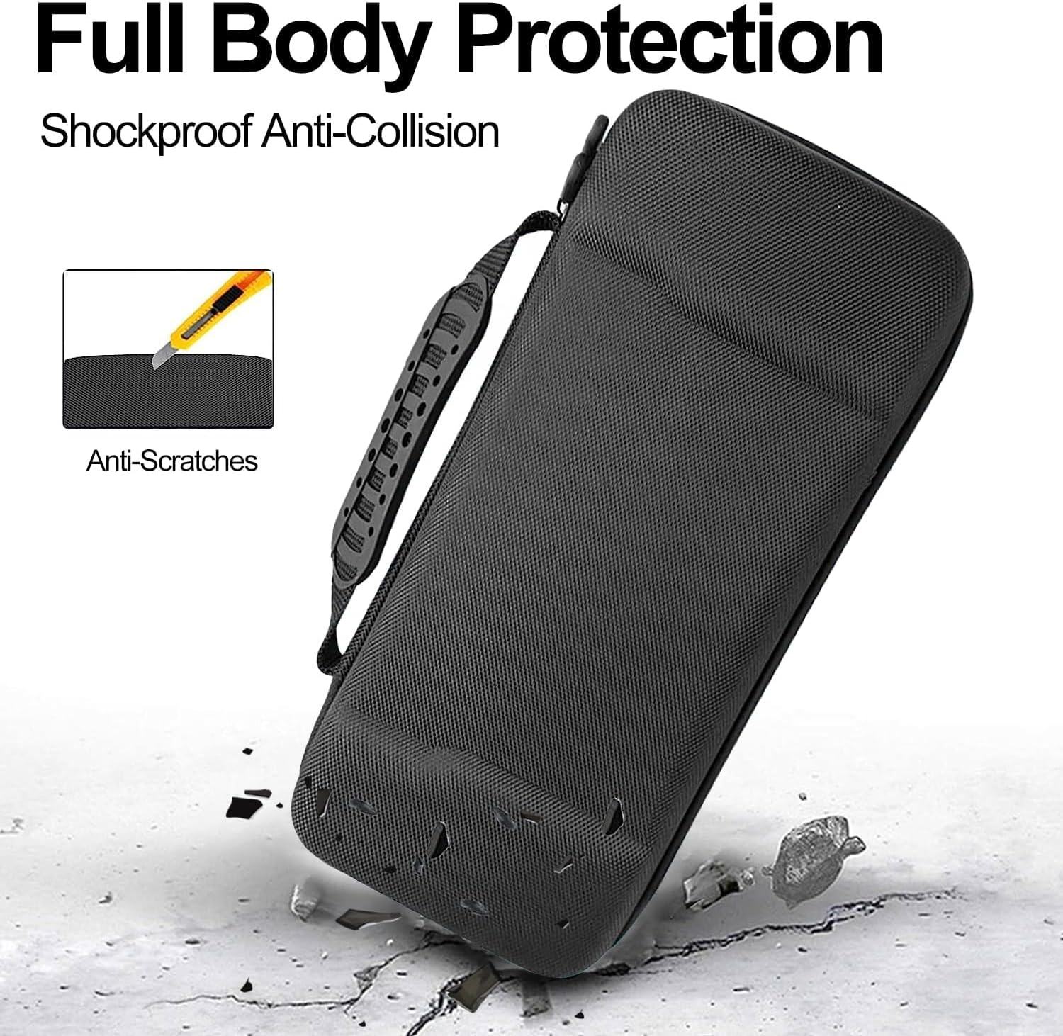 T Tersely Carrying Case Portable Hard Shell Carry Bag for ROG Ally Gaming Handheld, Protective Hard Portable Travel Case Cover Shell Pouch with Pockets for Accessories and Games image number 1