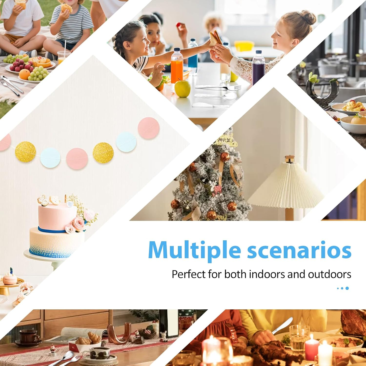 12 Pcs Stainless Steel Toddler Utensils Set Cartoon Kid Silverware Set Mirror Polished Child Knife Fork and Spoon Kit Tableware Flatware Kit Dishwasher Safe for Kids (Silver) image number 2