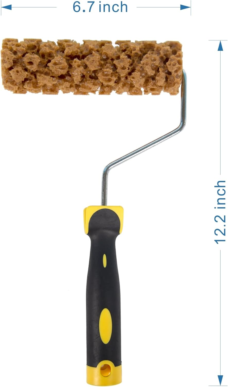 Hanroy Sponge Paint Roller Small 6'' for Texture Painting Decorators Brush Tool, Fast and Easy Pattern Art Home Wall M60 image number 2