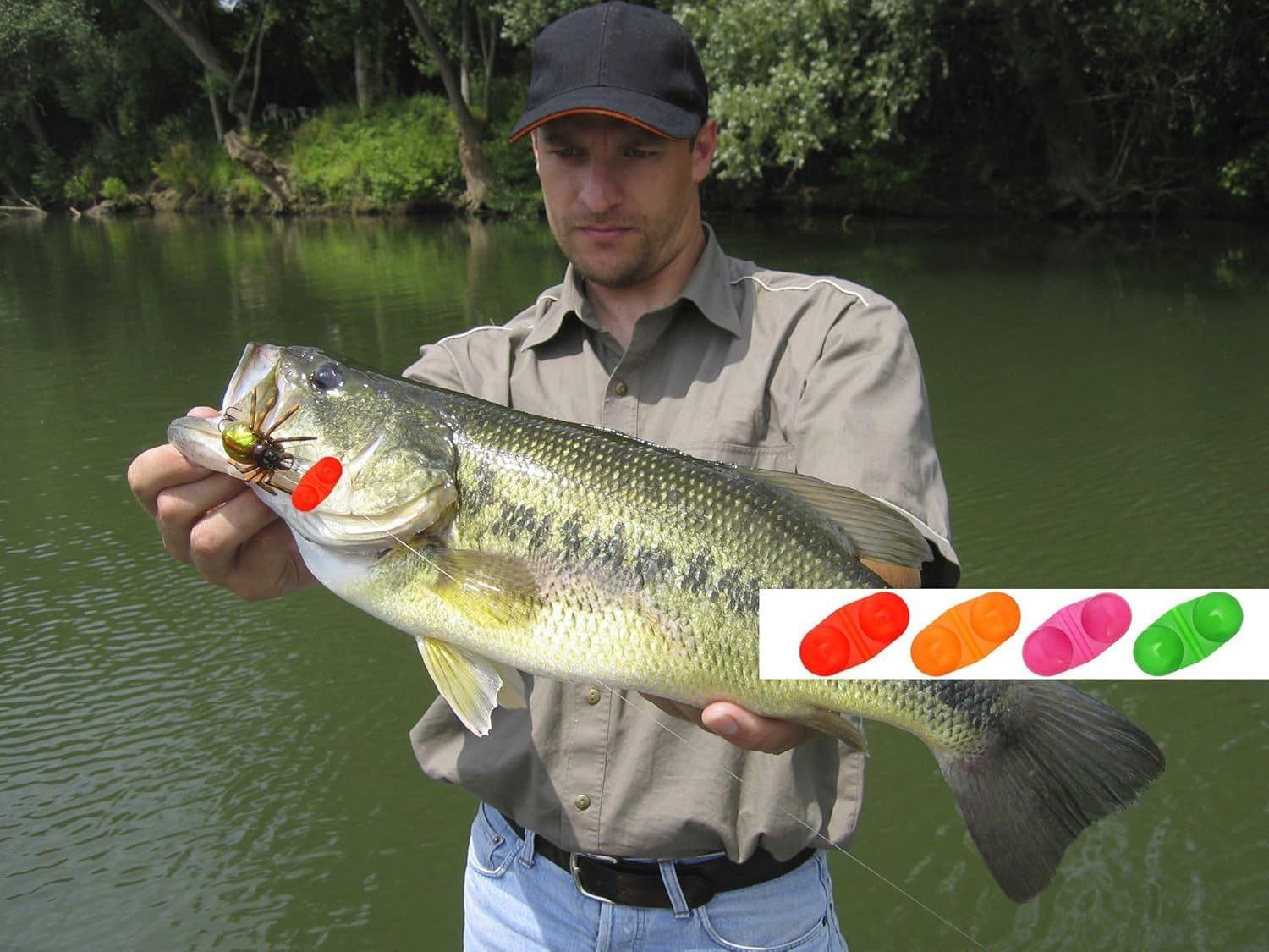 Hopkell Catfish Rattle Bells, Fishing Double Rattle Bell Fishing Attractor, Catfish Rattles for Fishing, Fishing Alarm Tools