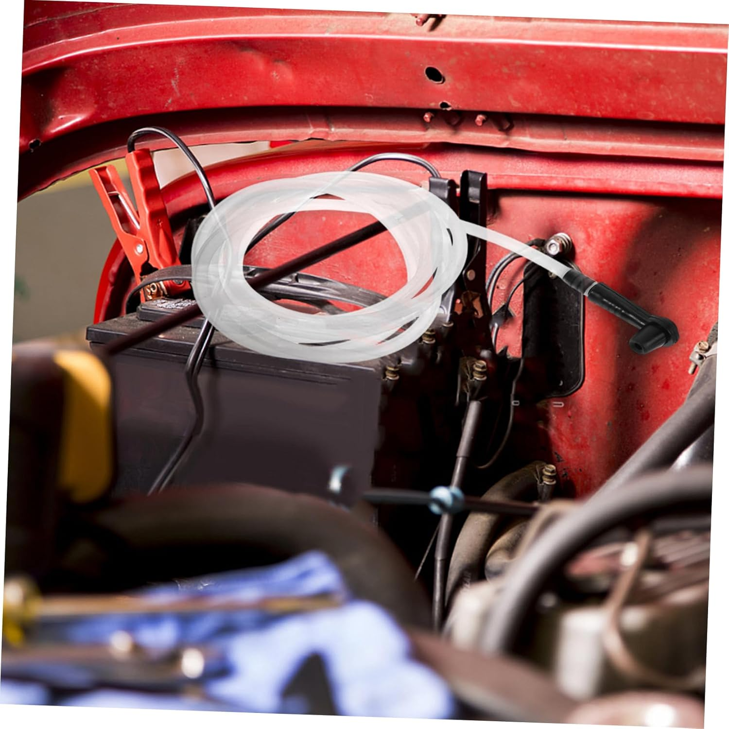 TIDTALEO Brake Oil Change Tool Plastic Brake Fluid Replacement Hose Automotive Maintenance Kit image number 2