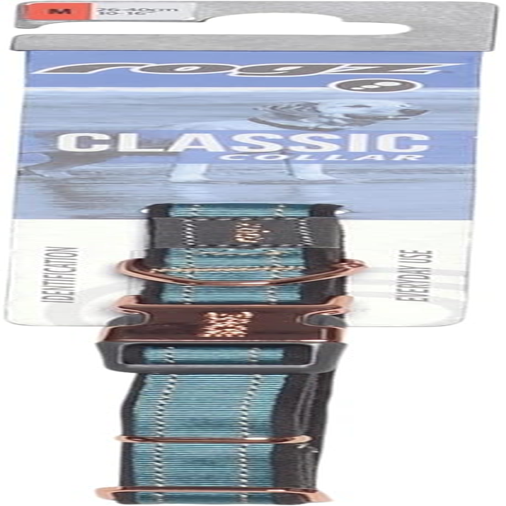 Rogz Classic Urban Dog Collar Turquoise Medium image number 1